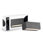 D'Lite Applique Murale Bello Noir Up & Down 12W 850lm - 830 Blanc Chaud| IP54