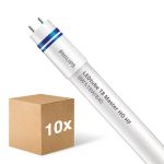 Lot 10x Philips Tube LED T8 MASTER (HF) High Output 8W 1050lm - 840 Blanc Froid | 60cm - Équivalent 18W