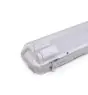 Noxion Réglette LED Étanche Boîtier Vide  Poseidon V2.0 incl. 2x Noxion Tube LED T8 Standard Output 19W 2x2300lm - 865 Lumière Du Jour | 150cm