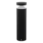 Eglo Lampadaire extérieur Melzo Extérieur Aluminium Noir 11W 1300lm - 830 Blanc Chaud