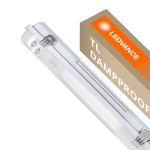 Ledvance LED Waterdichte Montagebalk Vochtbestendig Behuizing Performance | Geschikt Voor 2x60cm LED Buis