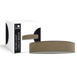 D'Lite Plafondlamp Lunelle 50cm Textiel Bruin | Geschikt Voor 3x E27 