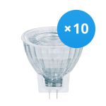 Voordeelpak 10x Ledvance Performance LED Spot Reflector GU4 MR11 4.2W 345lm 36D - 840 Koel Wit | Vervangt 35W