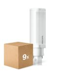 Voordeelpak 9x Philips CorePro PL-C LED 5.9W 600lm - 830 Warm Wit | 2-Pin - Vervangt 13W