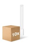 Voordeelpak 10x Ledvance Dulux-L LED 12W - 840 Koel Wit | 4-Pin - Vervangt 24W