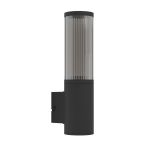 Eglo Wandlamp Salle Buitenverlichting Aluminium Zwart | Geschikt voor E27