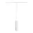 SLV Railverlichting Hanglamp Spot Enola B 1-Fase Aluminium Wit | Geschikt voor 1x GU10