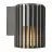 Nordlux Aludra Wandlamp Seaside Antraciet | Geschikt voor E27