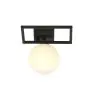 Emibig Plafondlamp Imago Staal Zwart | Geschikt voor 1x E14 - Max 10W