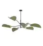 Emibig Plafondlamp Lotus Staal Zwart | Geschikt voor 6x E14 - Max 10W
