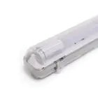 Noxion LED Waterdichte Montagebalk Behuizing Poseidon V2.0 incl. 1x Noxion LED Buis T8 Standard Output 19W 2300lm - 830 Warm Wit | 150cm