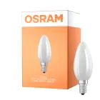 Osram LED Classic E14 Kaars Filament Mat 1.2W 255lm - 840 Koel Wit | Vervangt 25W