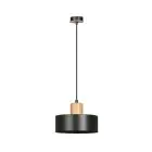 Emibig Hanglamp Torin Staal Zwart | Geschikt voor 1x E27 - Max 15W