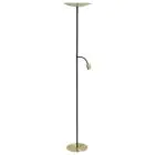 Eglo Vloerlamp Conivarino Staal Brushed Messing, Zwart 30.5W 3150lm - 827 Zeer Warm Wit | Dimbaar
